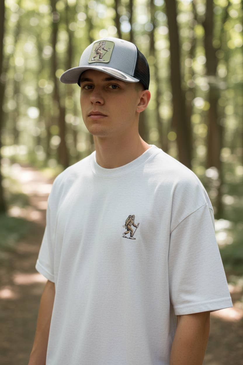 PNW Apparel – boné - Unissexo por atacado – Chapéu de caminhoneiro Sasquatch10