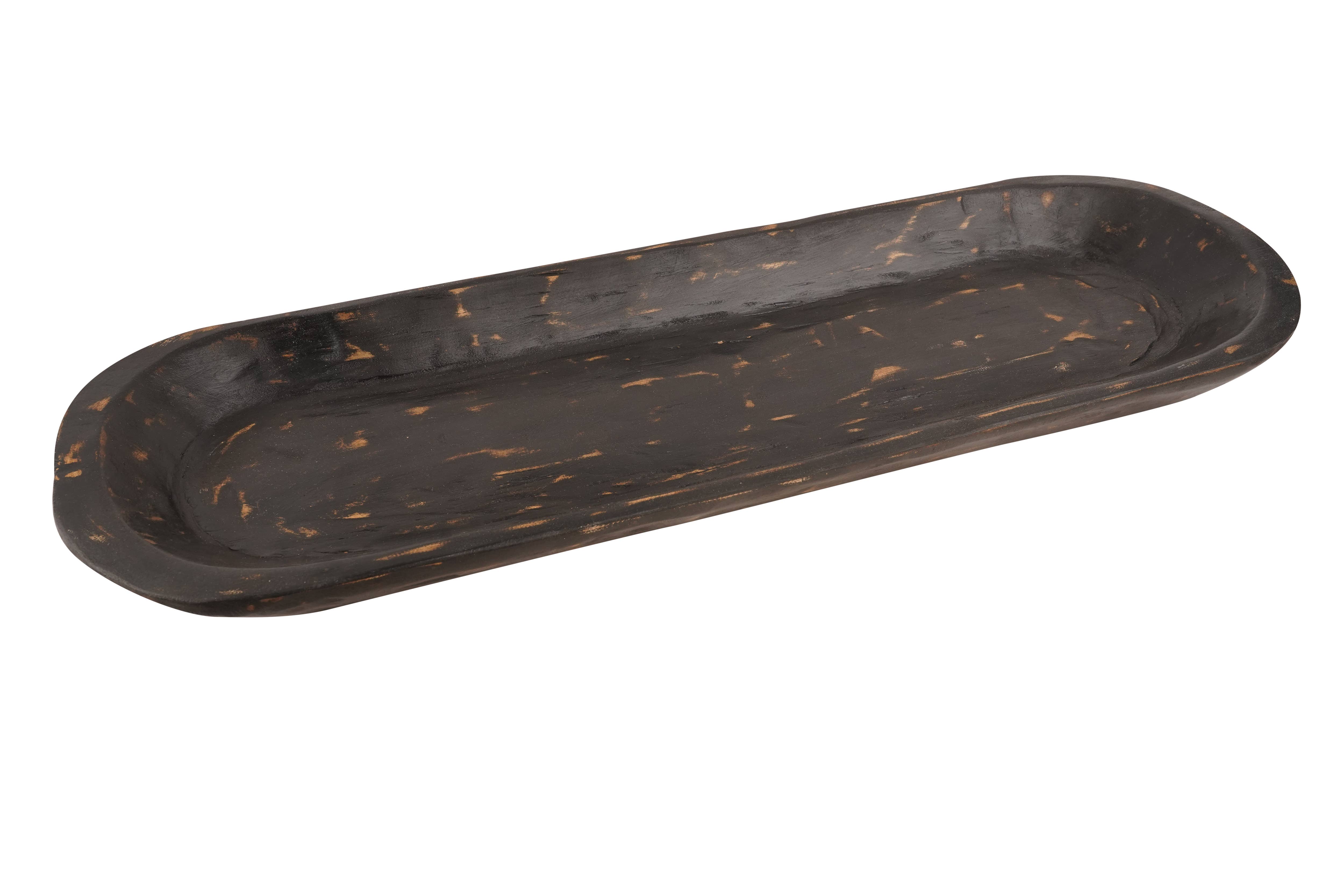 My Amigos Imports - Wholesale Decorative Plate/Dish/Bowl - Bella Dough Bowl-Wood-Home Decor-9W x 29-30L x 2-3D-Medium10