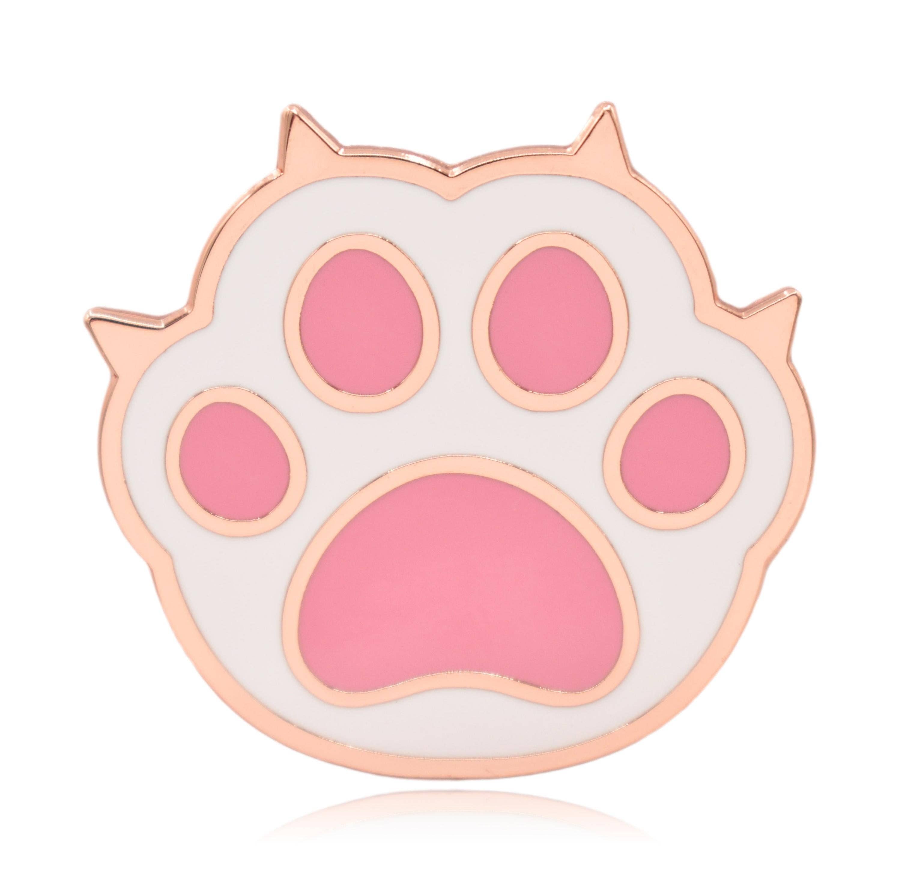 Clayton Jewelry Labs - Vendita all'ingrosso Spilla da bavero - Spilla smaltata dura con stampa di zampe di gatto9