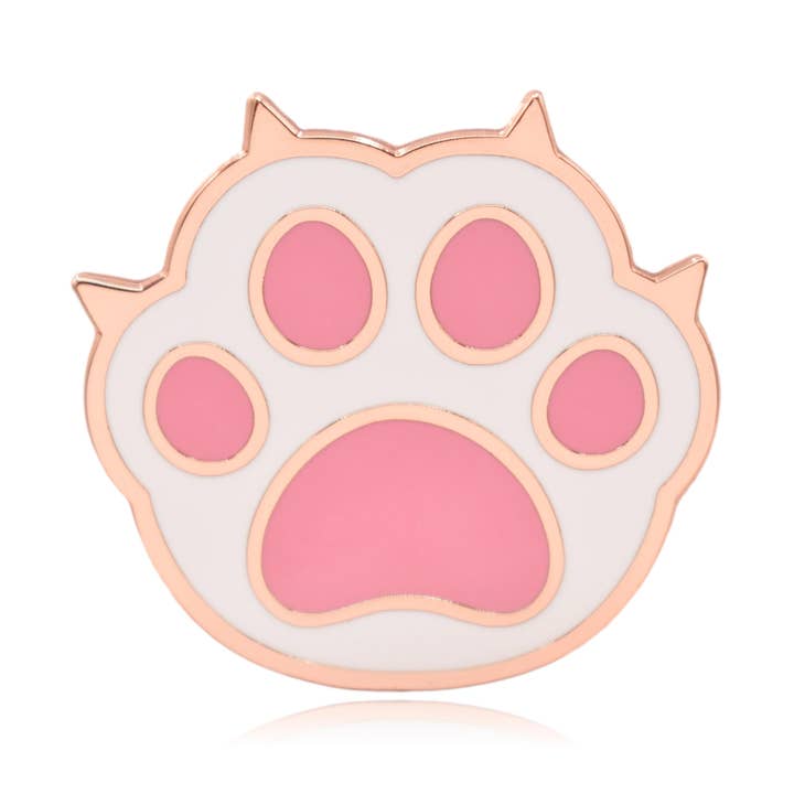 Clayton Jewelry Labs - Vendita all'ingrosso Spilla da bavero - Spilla smaltata dura con stampa di zampe di gatto9