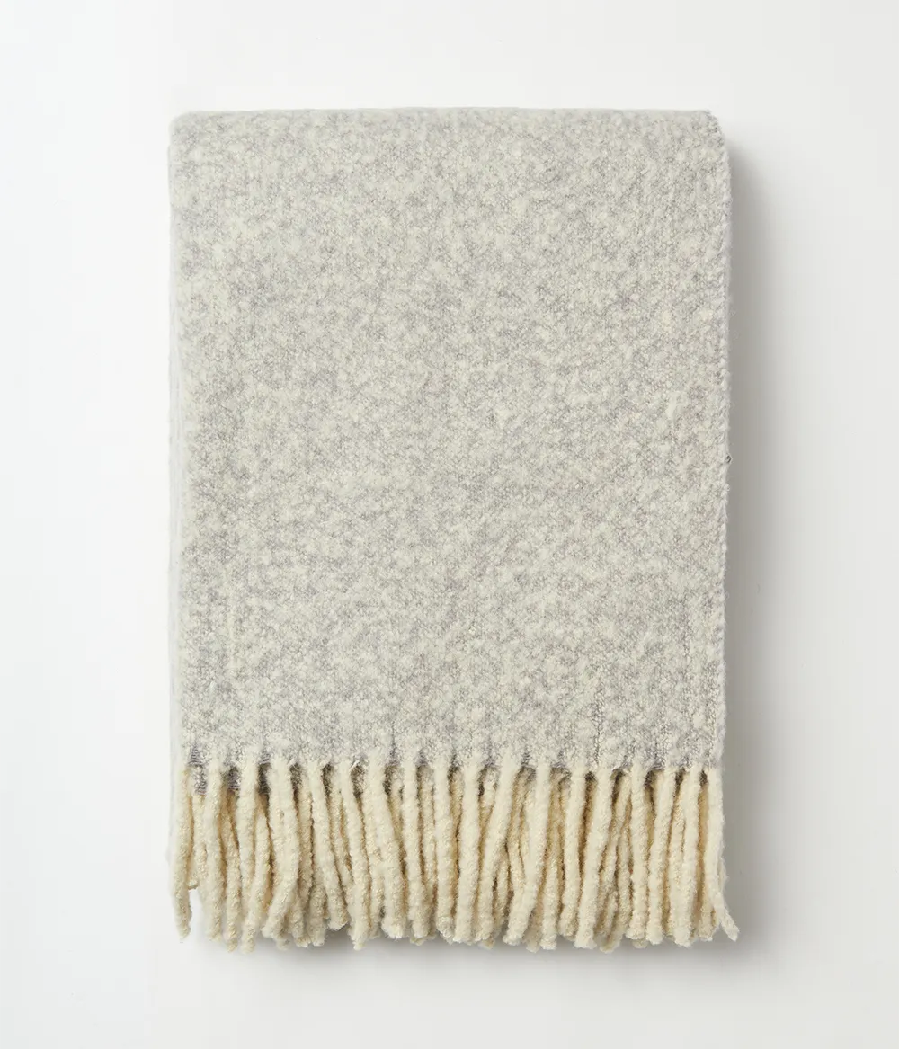 Burel Factory - Wholesale Throw Blanket - Bouclé Marble Blanket2