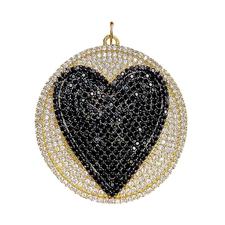 Love, Lisa - Wholesale Individual Charm/Pendant - Luna Love Heart Disk Charm4