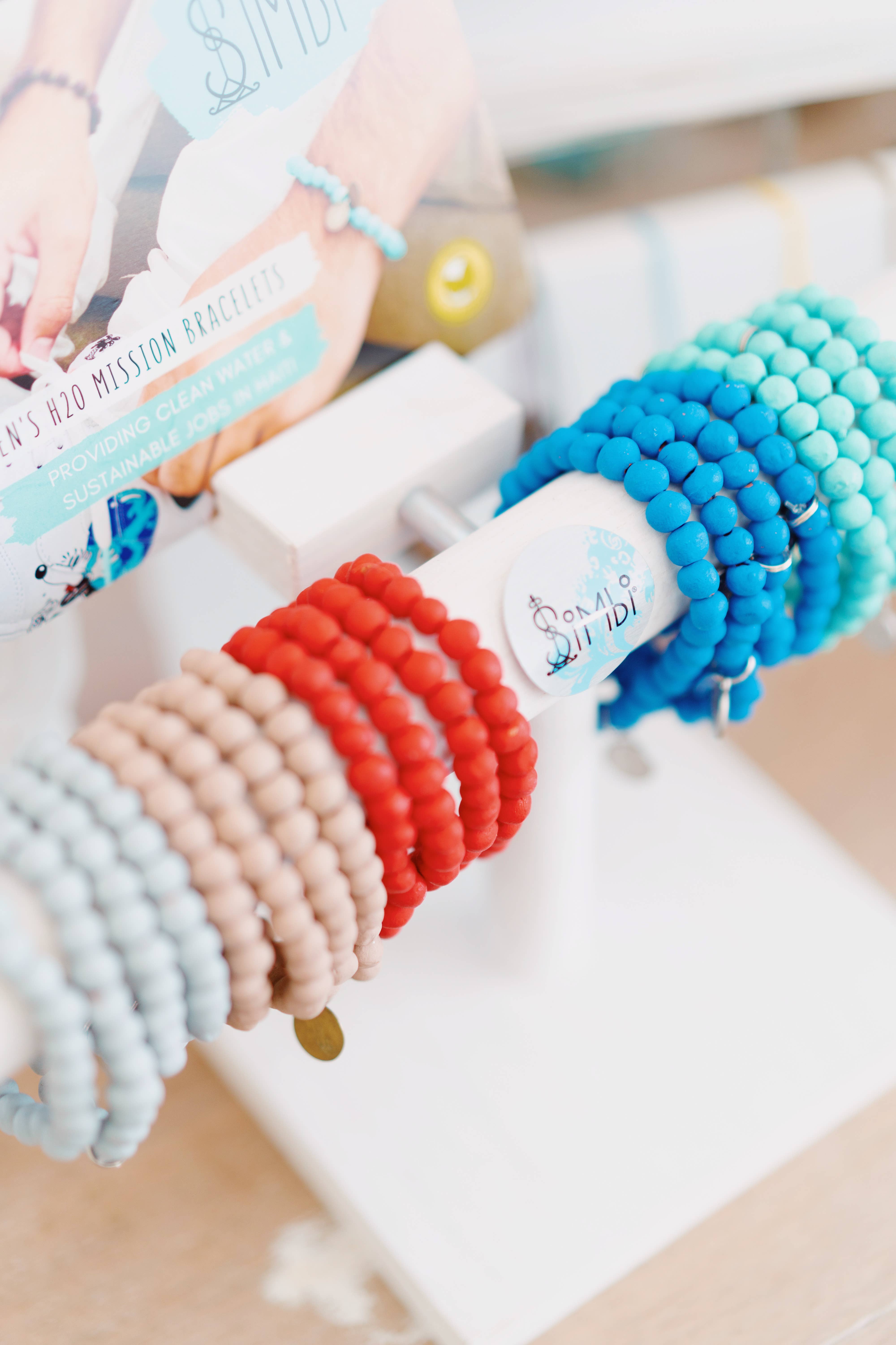 Simbi - Vendita all'ingrosso Bracciale con perline - Braccialetti Mission da uomo - 6+ colori6