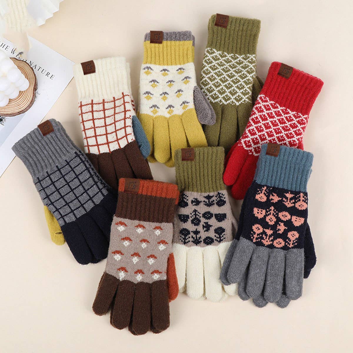 ACCITY - Wholesale Gloves - Women's - Knit Gloves – Cute & Warm Design_CWAG037311