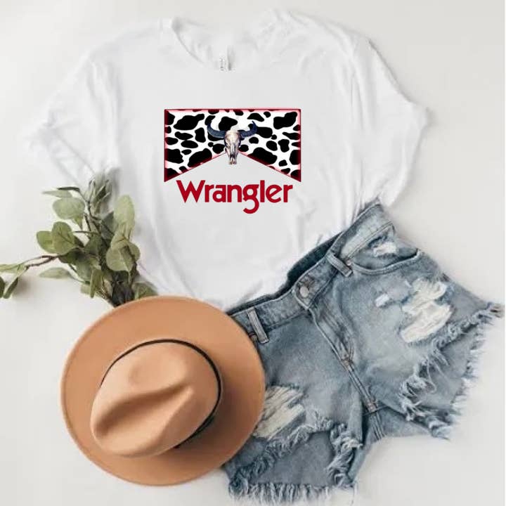 cowhide wrangler for wholesale by Boss N Babes Wholesale