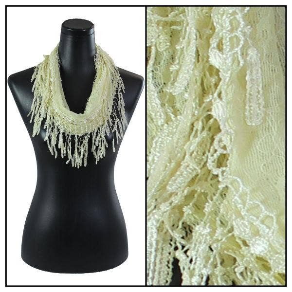 The Magic Scarf Company - Wholesale Sjaal - Dames - 7777 - Victoriaanse kanten overloopsjaals17