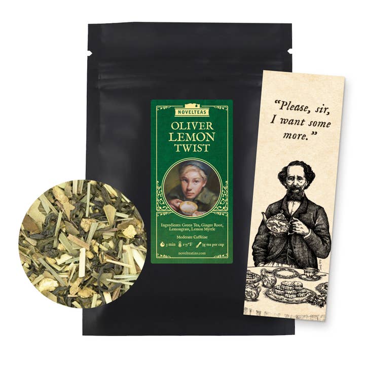 Novelteas LLC - Wholesale Loose Tea - Charles Dickens Loose Leaf Tea with Bookmark