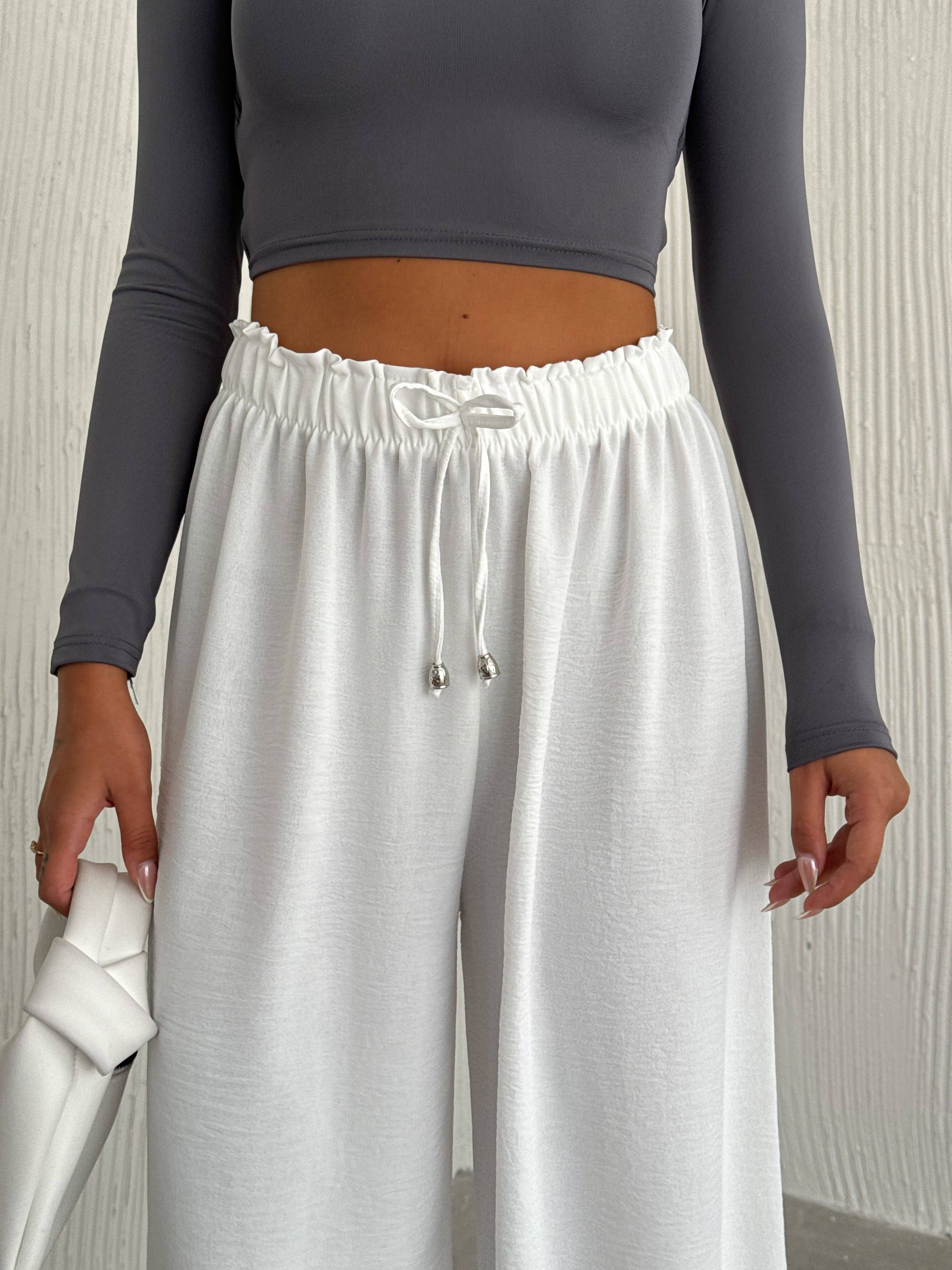 VAV NEW YORK - Wholesale Pants - Women's - Women's Solid Color Palazzo Pants Wide Leg Elastic9