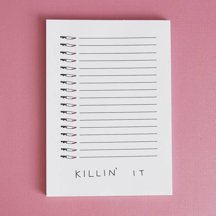 Bloco de notas Killin 'It por atacado de Humdrum Paper