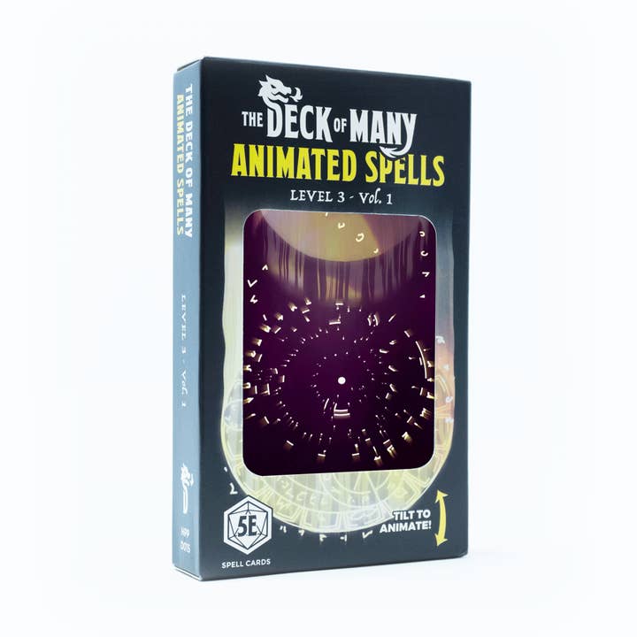 Animated Spells: Level 3, A-M - 5e 2014 D&D (Reference Cards) for wholesale by Hit Point Press