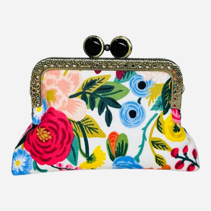 Kiki & Syds - Wholesale Clutch Bag - Women's - Kiki & Syds ON THE GO Credit Card Clutch-Garden Party Cream