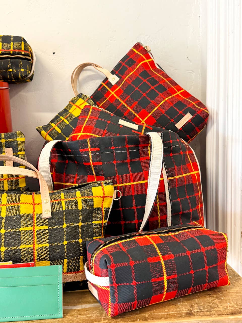 Erin Flett - Vente Trousse de toilette – femme - Trousse de toilette à carreaux tartan2