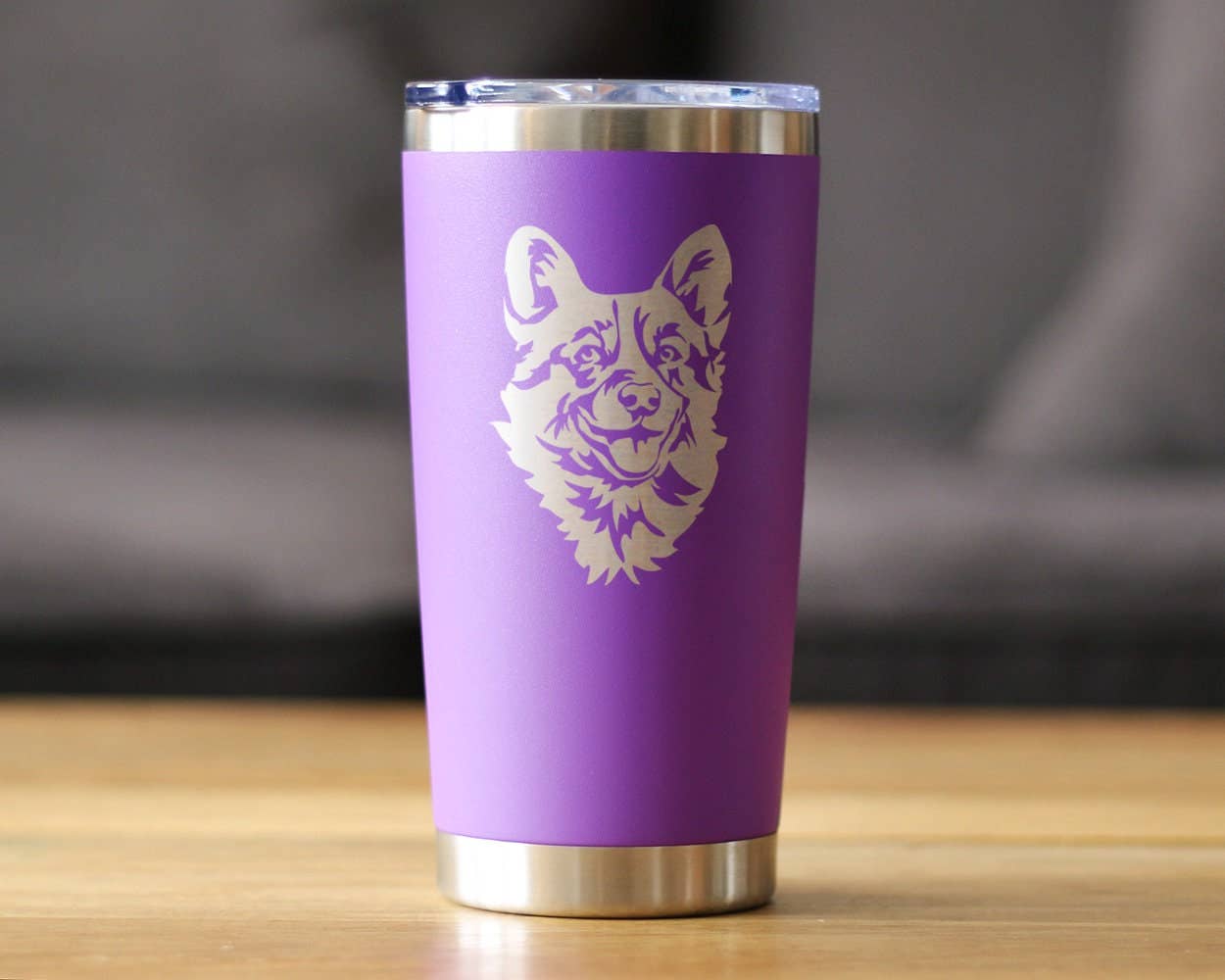 bevvee - Venta al por mayor Vaso termo - Vaso de viaje con aislamiento facial de Corgi, regalo para perros Welsh Corgi5