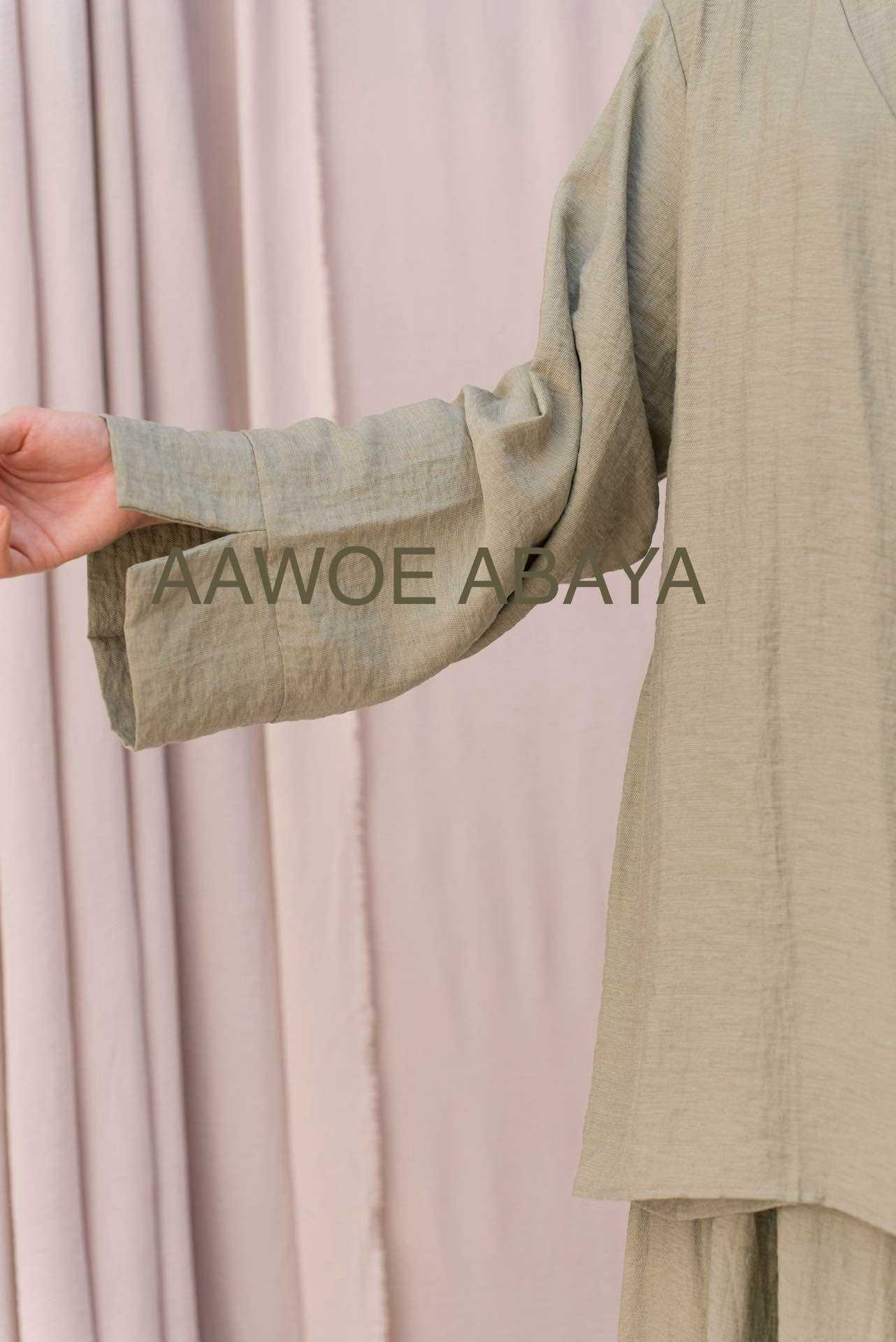 Aawoe Abaya - Wholesale Tops Set - Women's - Chic Set with Long Sleeves - 2422-EN11
