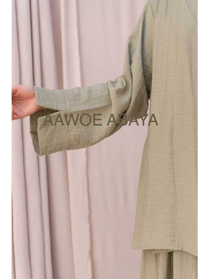 Aawoe Abaya - Wholesale Tops Set - Women's - Chic Set with Long Sleeves - 2422-EN11
