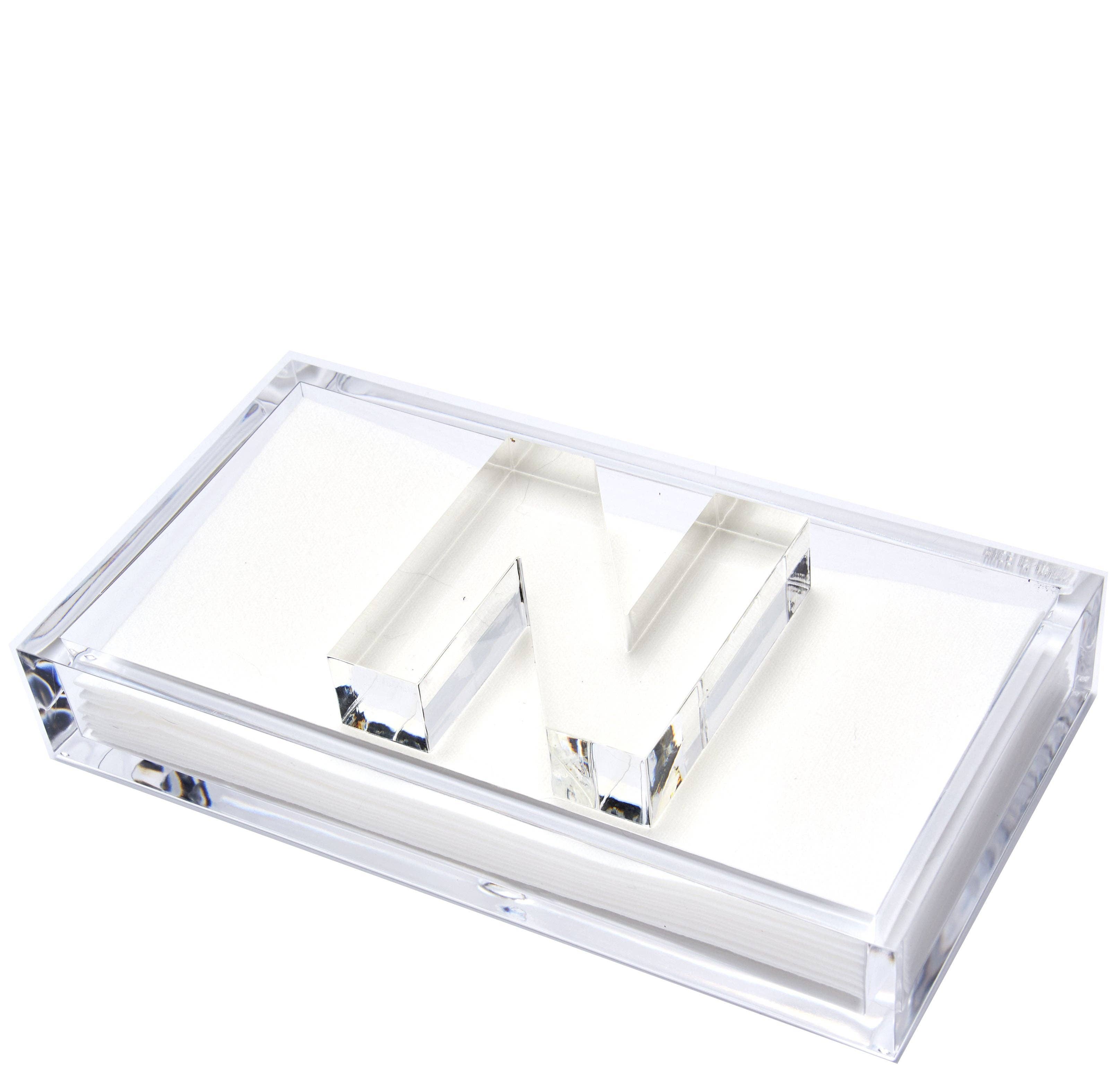 Tara Wilson Designs - Wholesale Napkin Holder - INITIAL GUEST TOWEL HOLDER13