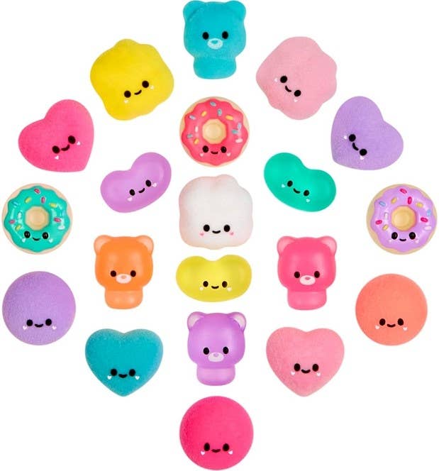 KIDDY-MOOV – Engroshandel Klemmelegetøj - Børn og baby – Minis Fluffie Stuffiez Pakke 2 assorteret i display / 117