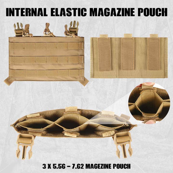 Antarctica Outdoors - Vendita all'ingrosso Ornamenti/decorazioni per esterni - Votagoo Gilet Tattico da Combattimento Outdoor in Nylon 1000D Porta Piastre3