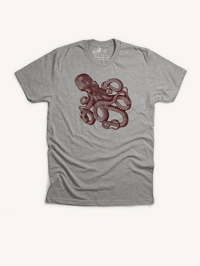 Giant Pacific Octopus T-Shirt (Mens) for wholesale by Ole Originals Clothing Co.