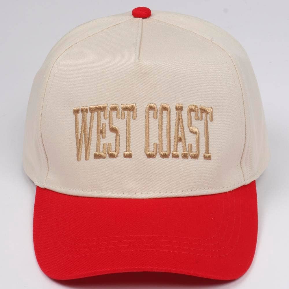 Pink Irene Wholesale - Wholesale Baseball Cap - Unisex - WEST COAST EMB TWO TONE 5 PANEL BASEBALL CAP0