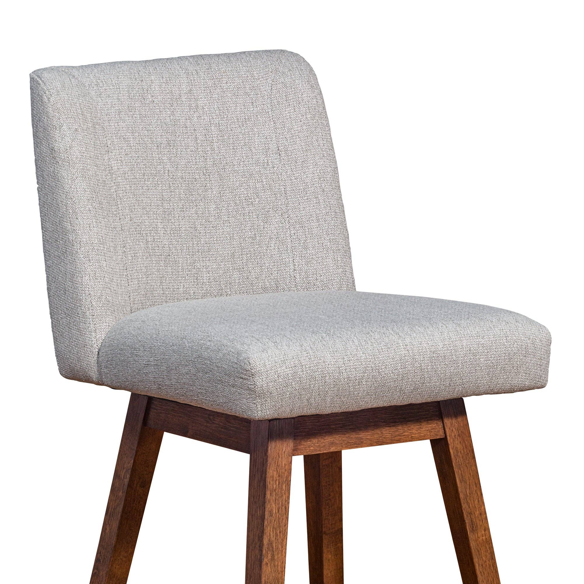 Armen Living - Wholesale Stool - Isabella Modern Upholstered Wood Swivel Barstool30