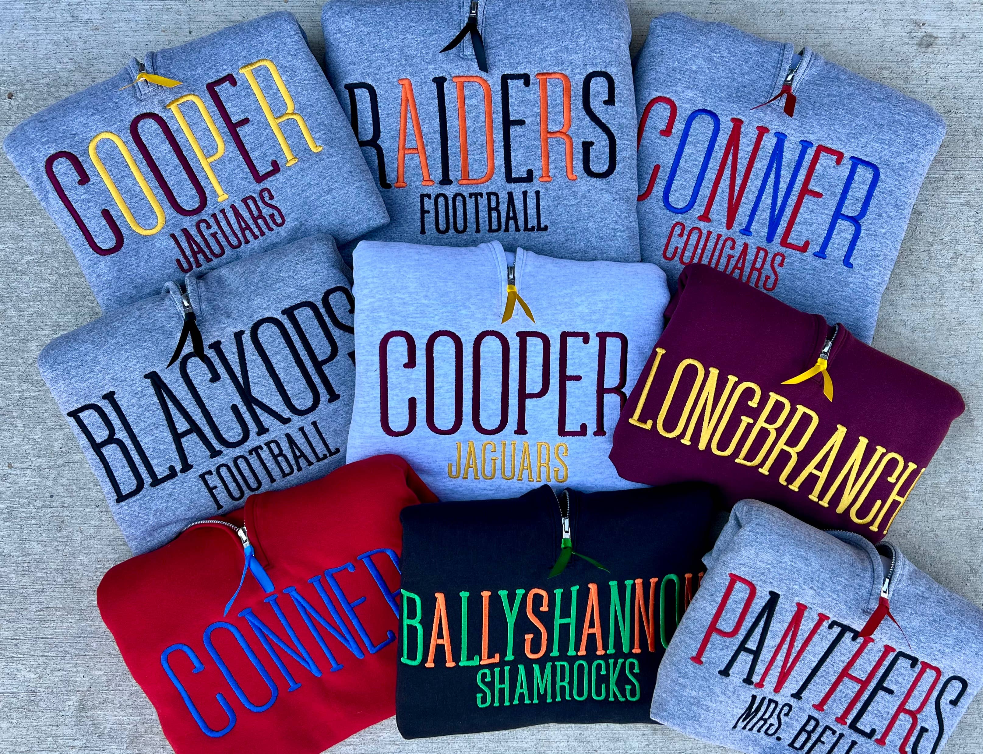 Southern Trade Company Wholesale – Engroshandel Sweatshirt - Dame – Broderet Spirit Wear Quarter Zip8