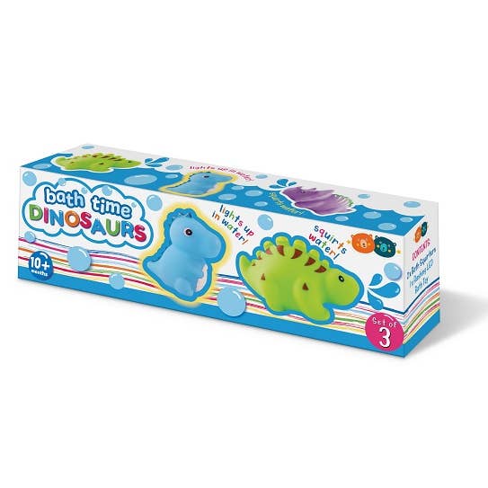Buddy and Barney LLC - Wholesale Bath Toy - Baby - Bath Time Dinosaur Squiter & LED