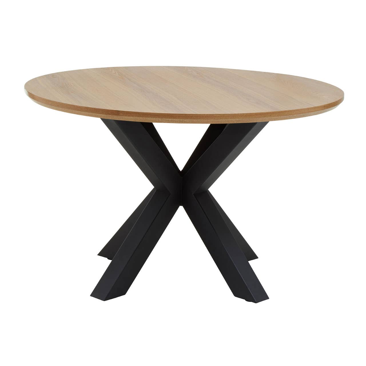 Interiors by Premier – wholesale Side table – Salford Dining Table with Black Powder Legs1