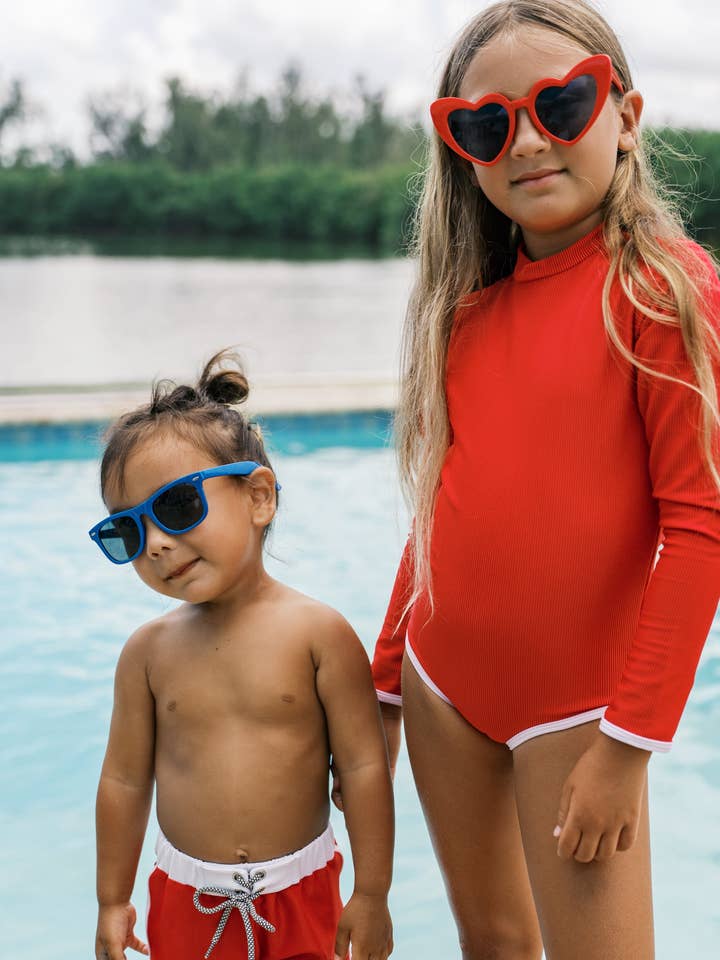 Lain Mini Rashguard - Rot für den Großhandel von LainSnow