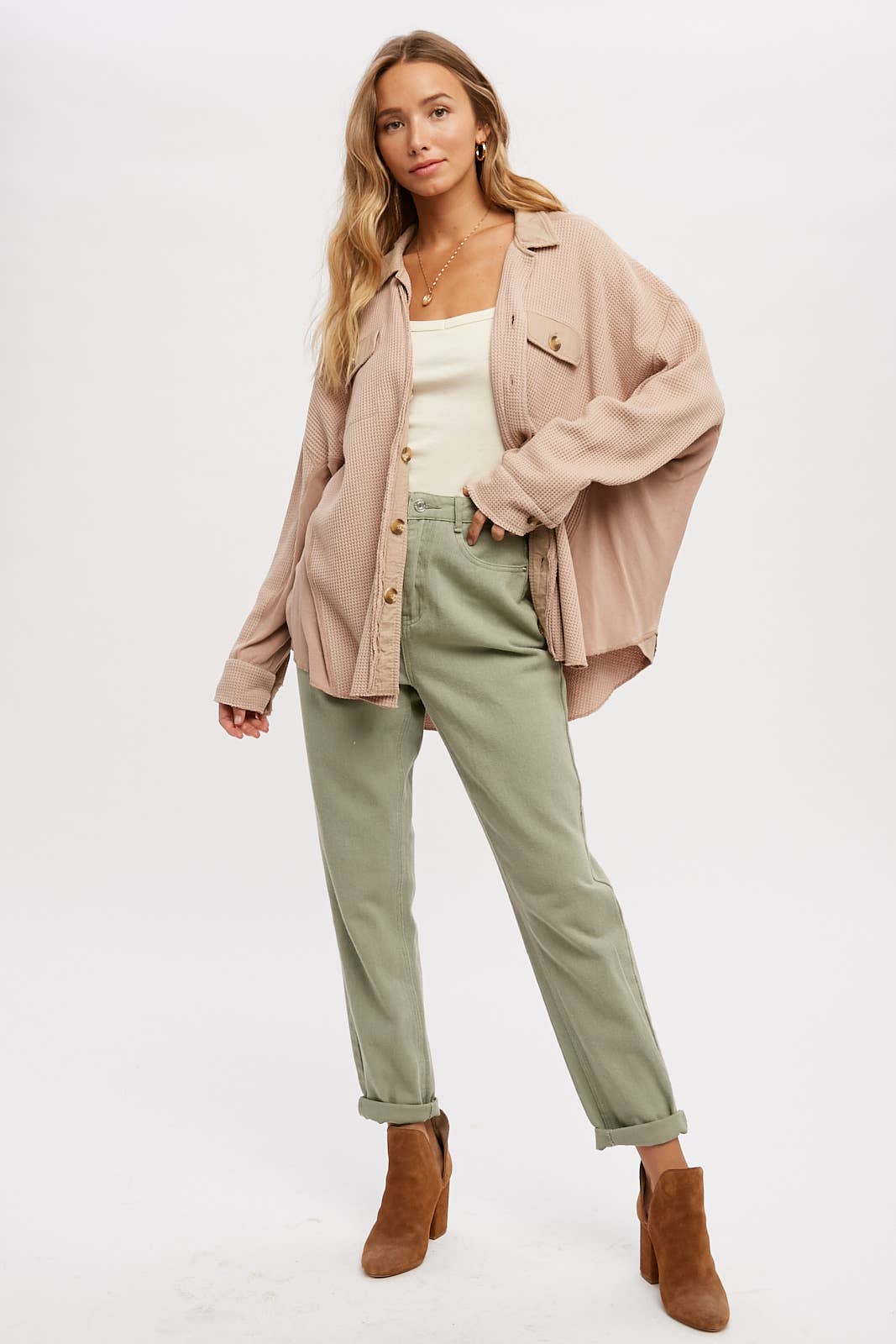 Bluivy – wholesale Jacket – Women's – SLOUCHY WAFFLE KNIT JACKET3