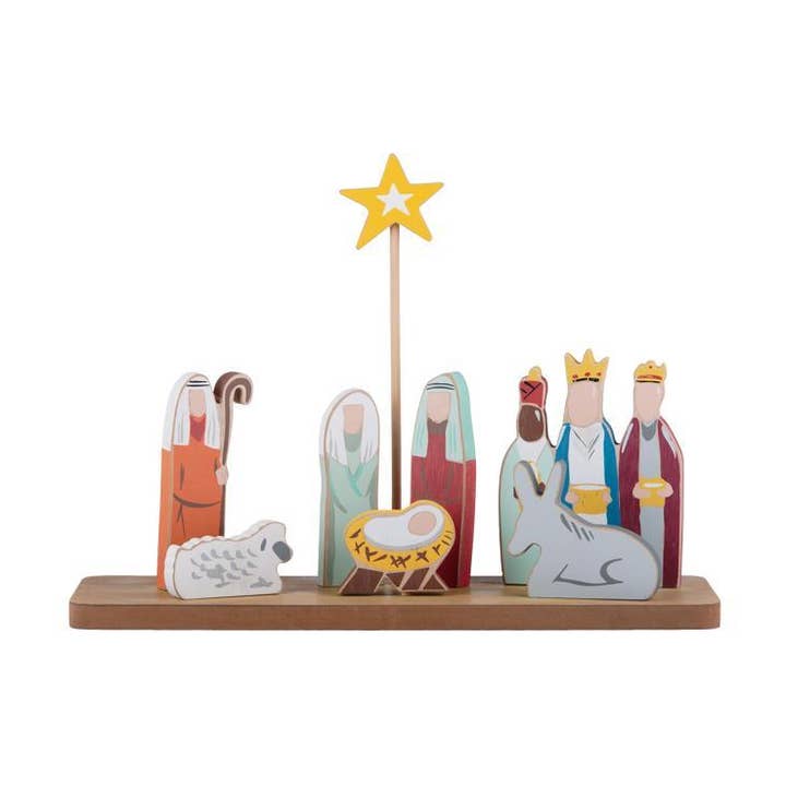 Oh Holy Night Nativity Stand - Holiday Decor for wholesale by Glory Haus