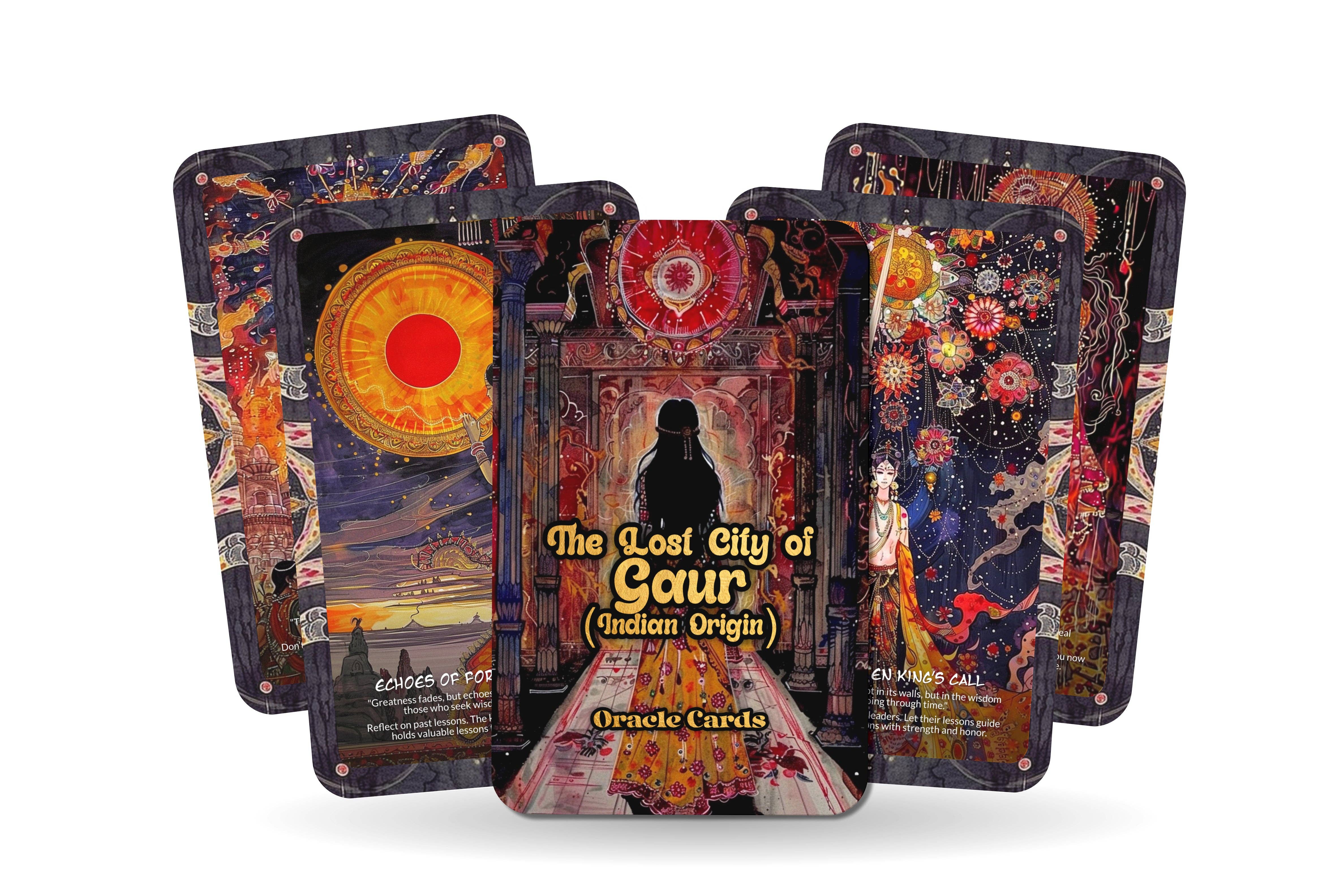 Ibiza Tarot USA – wholesale Tarot-kort – Förlorade staden Gaur Orakellek – 22 kort – Andeeko4