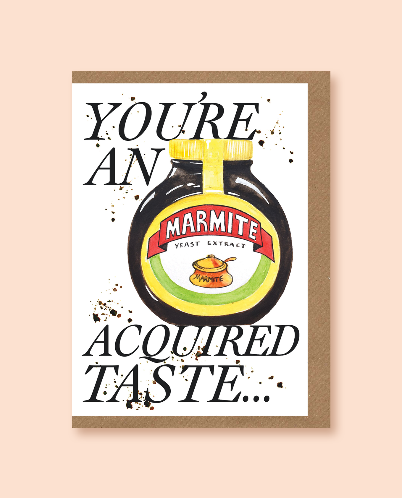 studio frewb - Wholesale Valentine's Day Card - You're An Acquired Taste... (But I Love You) card1