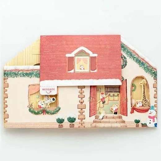 Greeting Life America - Wholesale Christmas Decoration - Mini Santa House Pop-Up Card2
