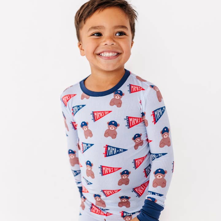 Team Mama Kids Pajamas - Long Sleeve for wholesale by Kiki + Lulu