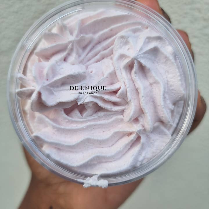 De Unique Fragrance - Wholesale Whipped Soap - Whipped Soap Sparkle 100g Monoi/ Savons Fouetté3