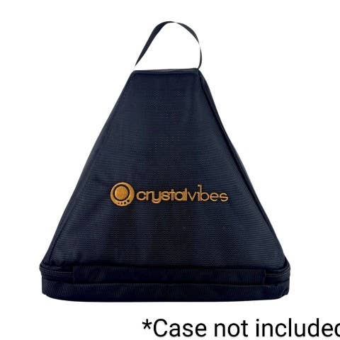 HK Higher Knowing - Wholesale Meditation Supplies - Singing Quartz Crystal Pyramid Chime 11" 3