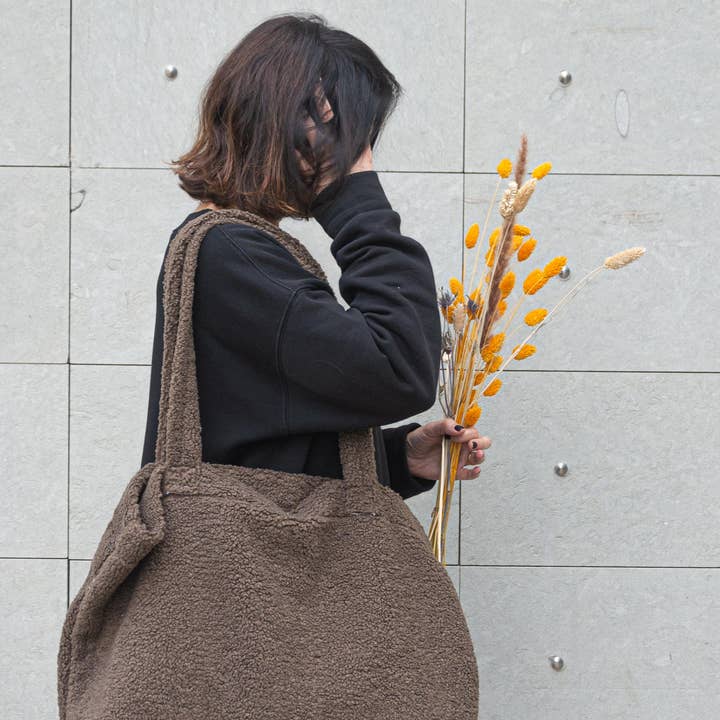 Really Nice Things - Wholesale Tote Bag - Women's - Super Teddy Bag (Bison)1