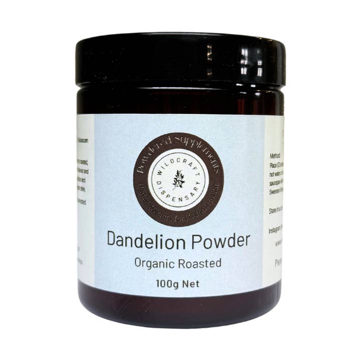 DANDELION ORGANIC Roasted Powder 100g for wholesale by Wildcraft Dispensary