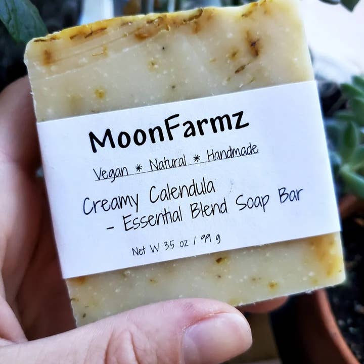 Creamy Calendula - Essential Oil Soap Bar for wholesale by MoonFarmz LLC