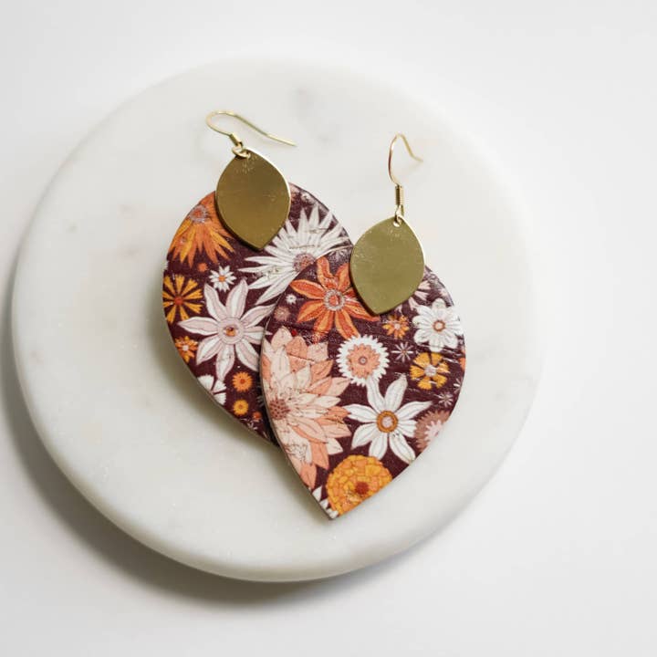 Boho Autumn Cora Earrings for wholesale by Sela Designs
