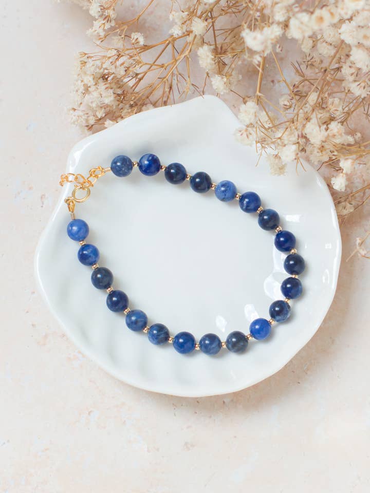 Sodalite Mala Bracelet for wholesale by Mala Moonlight