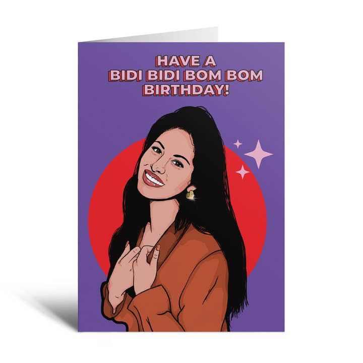 Studio Soph (We Pay Your Import Fees - We Ship DDP) – Engroshandel Fødselsdagskort – Selena Bidi Bidi Bom Bom Fødselsdagskort1
