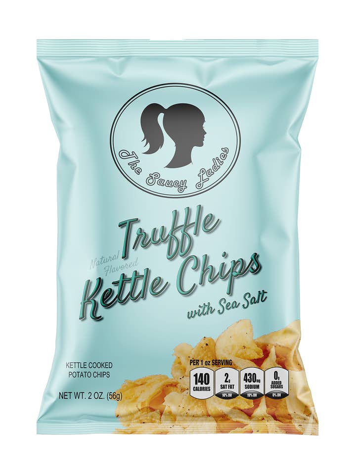 Saucy Ladies Truffle Kettle Chips - 2oz for wholesale by The Saucy Ladies