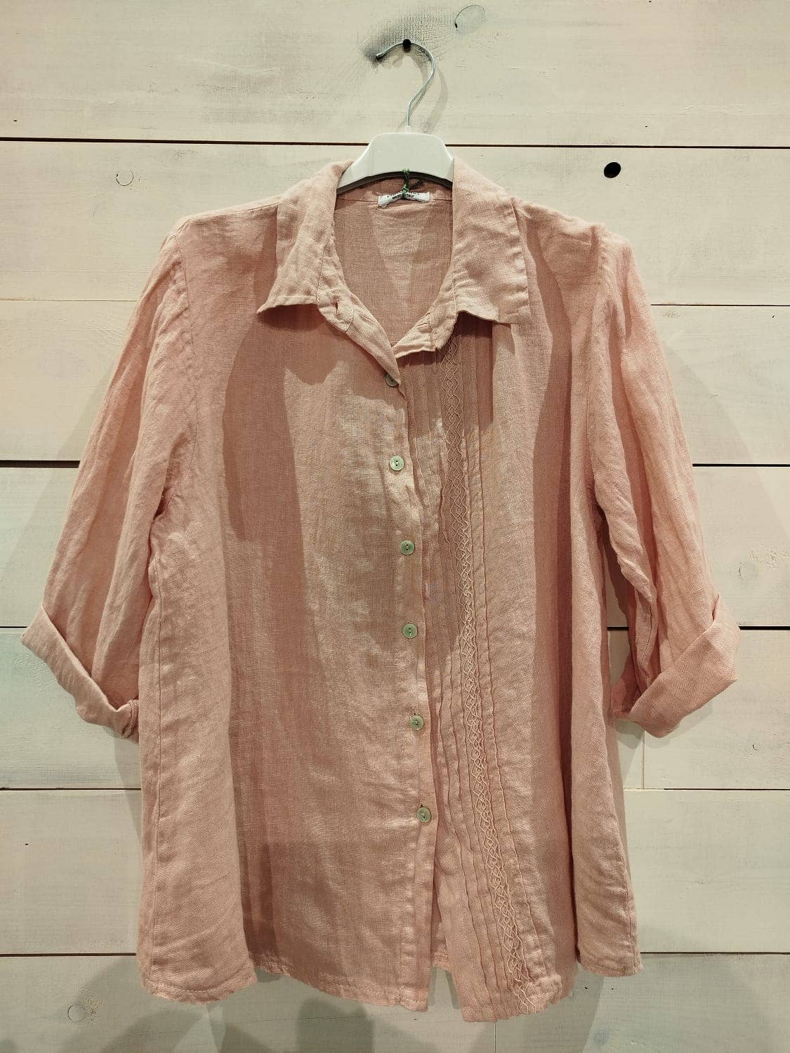 Linos y Textiles - Wholesale Button Down Shirt - Women's - REF:17843 100% Linen Shirt9