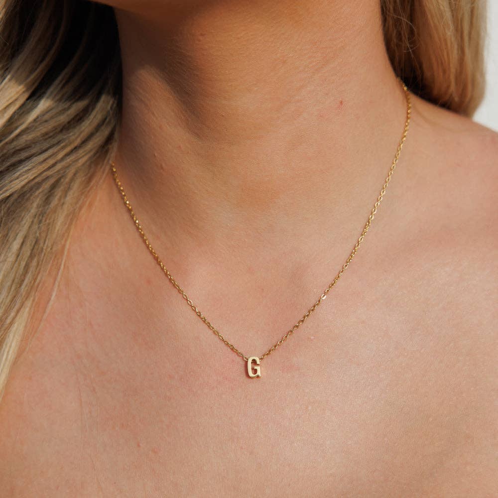 Silk oil of Morocco – Großhandel Kette mit Anhänger/Charm – Initiale Halskette | Amici by Ella7