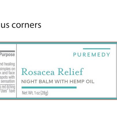 Puremedy - Wholesale Night Cream - Rosacea Relief Night Balm 1oz1