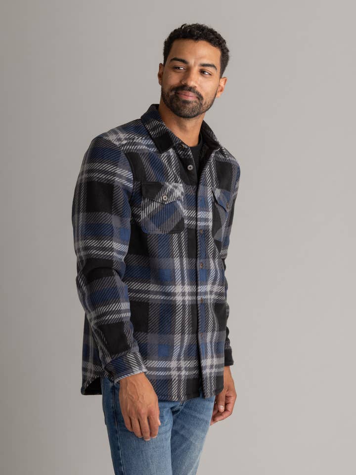 Herr Koda Sherpa-fodrad skjortjacka för wholesale av LIV Outdoor