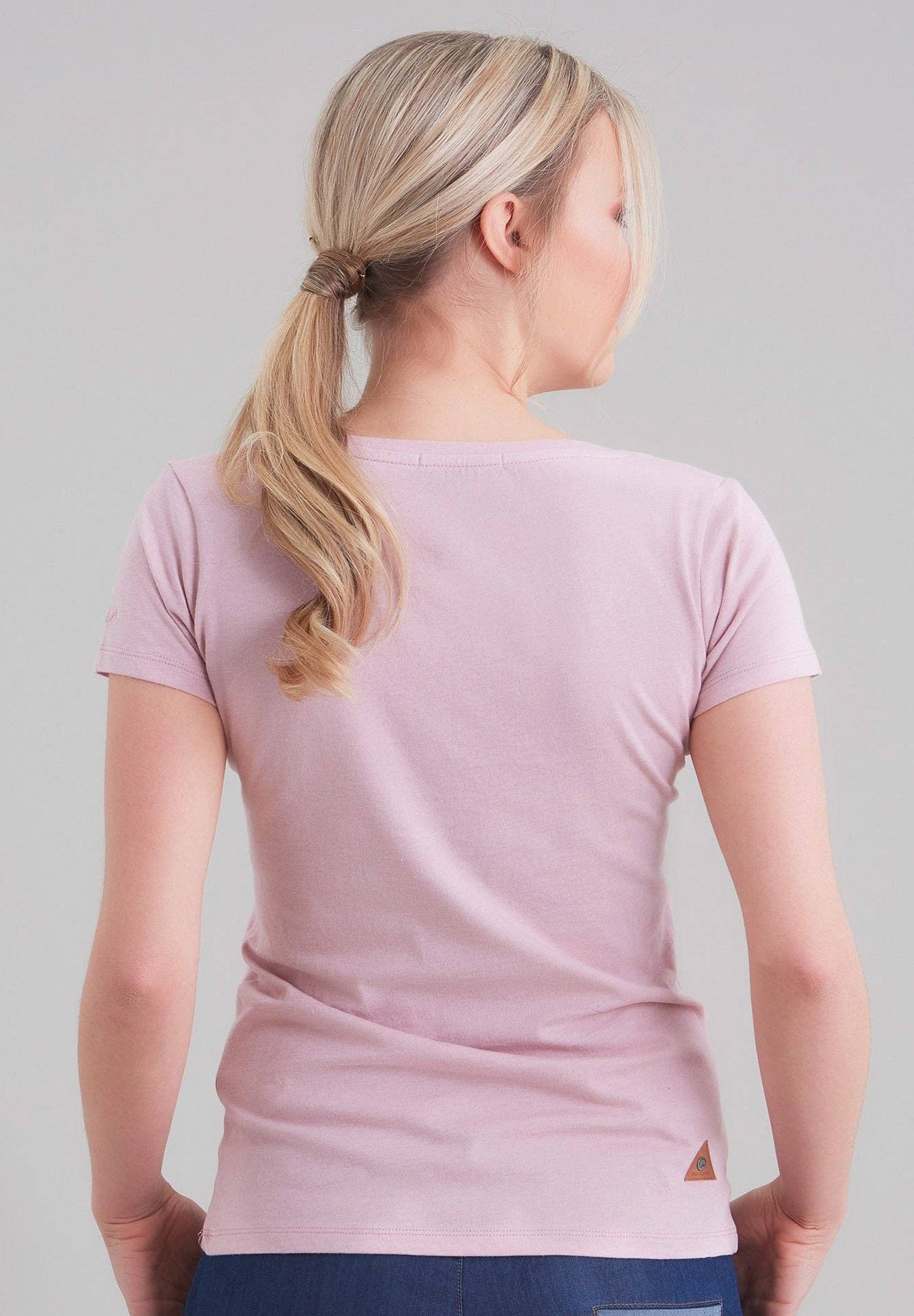 ORGANICATION - Wholesale Screen Printed T-Shirt - Women's - T-Shirt aus Bio-Baumwolle mit Blumenprint1