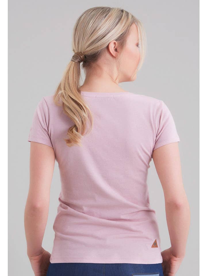 ORGANICATION - Wholesale Screen Printed T-Shirt - Women's - T-Shirt aus Bio-Baumwolle mit Blumenprint1